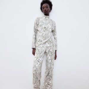 ZARA - Printed Soft Feel Top